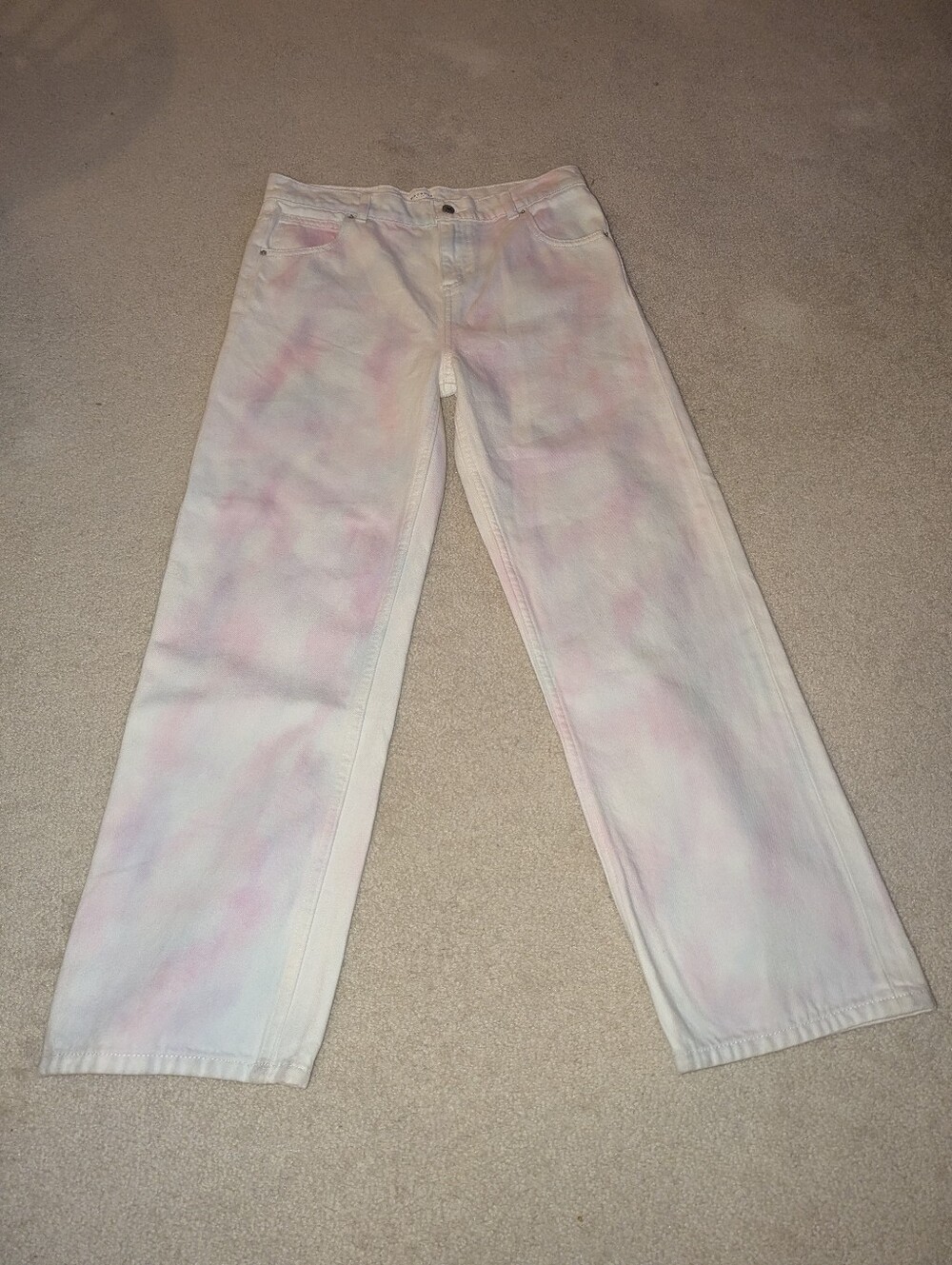 Pacsun Kids Sz 14 Tie Dye Pastel Jeans